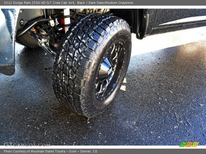 Black / Dark Slate/Medium Graystone 2012 Dodge Ram 2500 HD SLT Crew Cab 4x4
