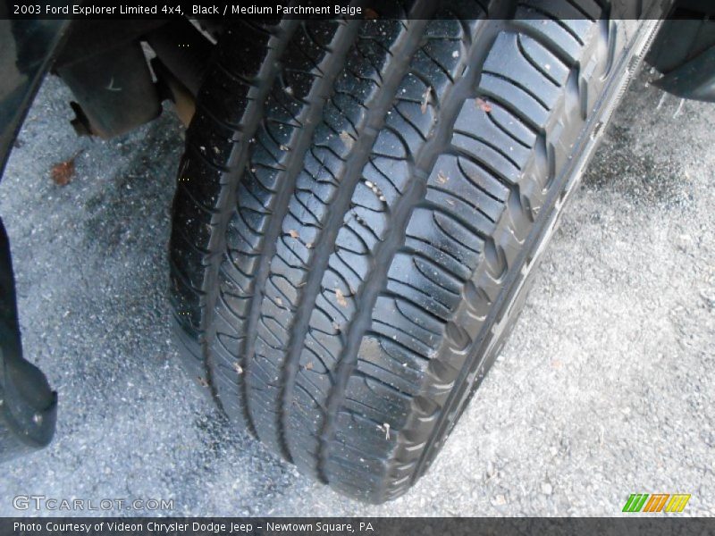 Black / Medium Parchment Beige 2003 Ford Explorer Limited 4x4