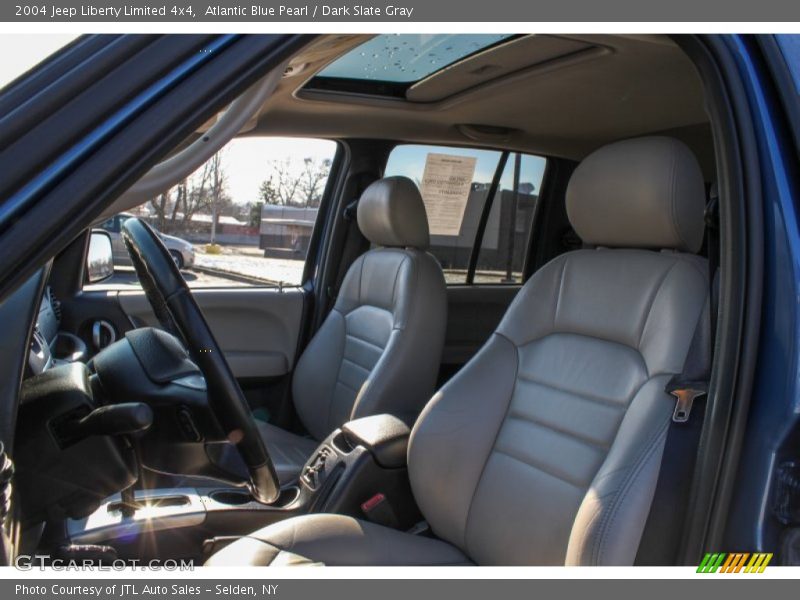 Atlantic Blue Pearl / Dark Slate Gray 2004 Jeep Liberty Limited 4x4