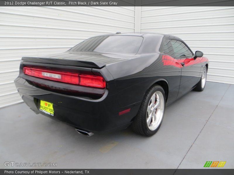 Pitch Black / Dark Slate Gray 2012 Dodge Challenger R/T Classic