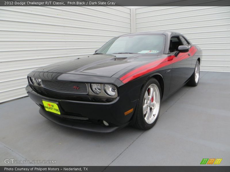 Pitch Black / Dark Slate Gray 2012 Dodge Challenger R/T Classic