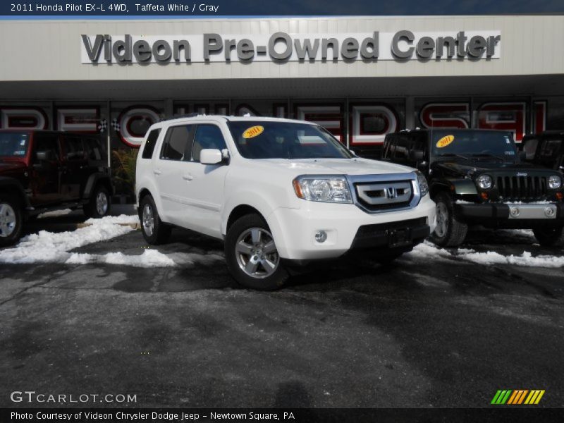 Taffeta White / Gray 2011 Honda Pilot EX-L 4WD