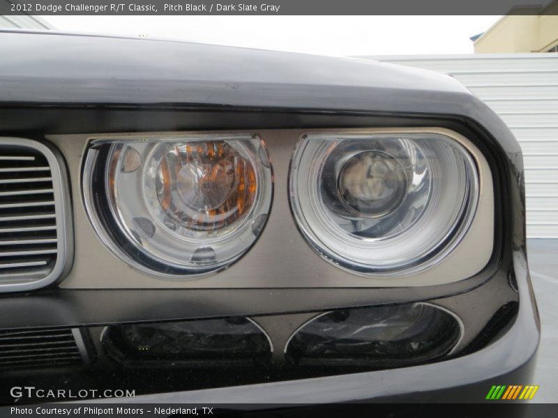 Pitch Black / Dark Slate Gray 2012 Dodge Challenger R/T Classic