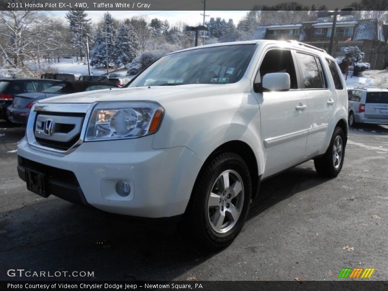 Taffeta White / Gray 2011 Honda Pilot EX-L 4WD