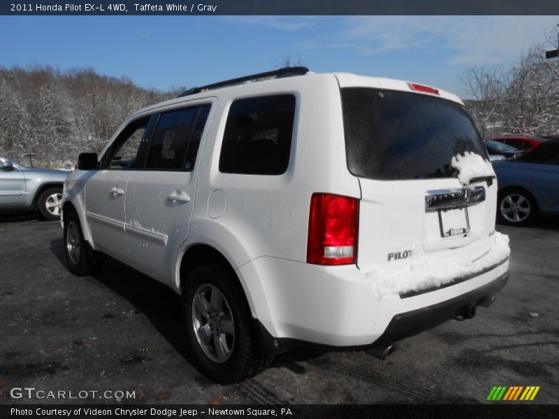 Taffeta White / Gray 2011 Honda Pilot EX-L 4WD