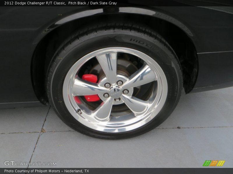Pitch Black / Dark Slate Gray 2012 Dodge Challenger R/T Classic