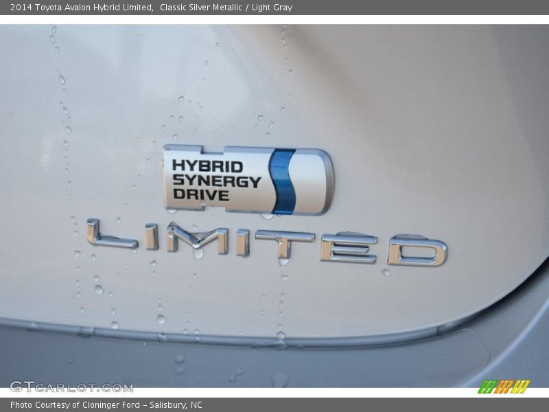 Classic Silver Metallic / Light Gray 2014 Toyota Avalon Hybrid Limited