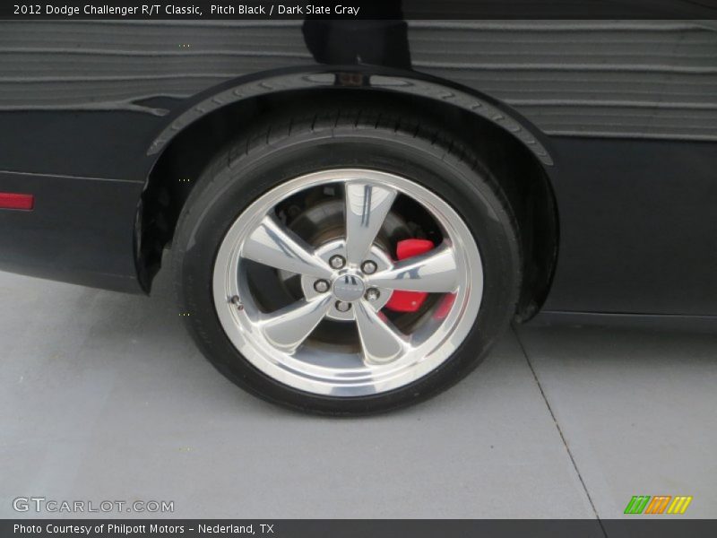 Pitch Black / Dark Slate Gray 2012 Dodge Challenger R/T Classic
