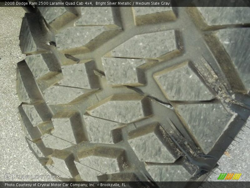 Bright Silver Metallic / Medium Slate Gray 2008 Dodge Ram 2500 Laramie Quad Cab 4x4