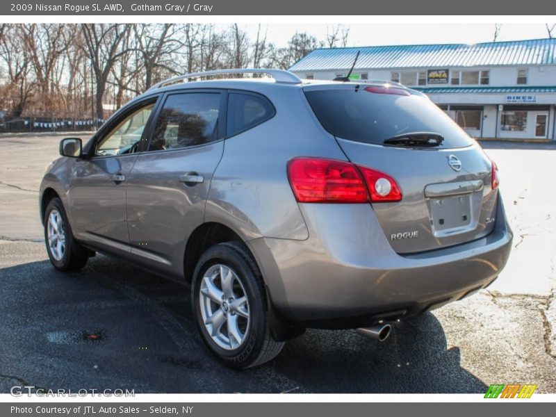 Gotham Gray / Gray 2009 Nissan Rogue SL AWD