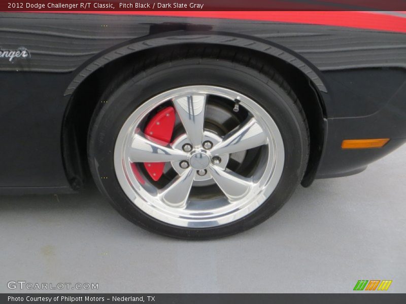 Pitch Black / Dark Slate Gray 2012 Dodge Challenger R/T Classic
