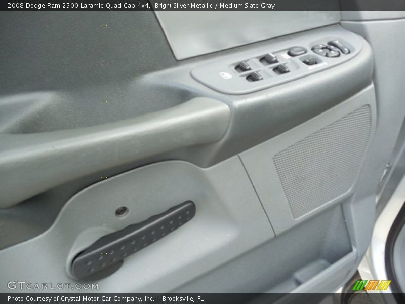 Bright Silver Metallic / Medium Slate Gray 2008 Dodge Ram 2500 Laramie Quad Cab 4x4