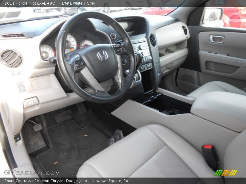 Taffeta White / Gray 2011 Honda Pilot EX-L 4WD