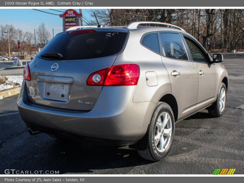 Gotham Gray / Gray 2009 Nissan Rogue SL AWD