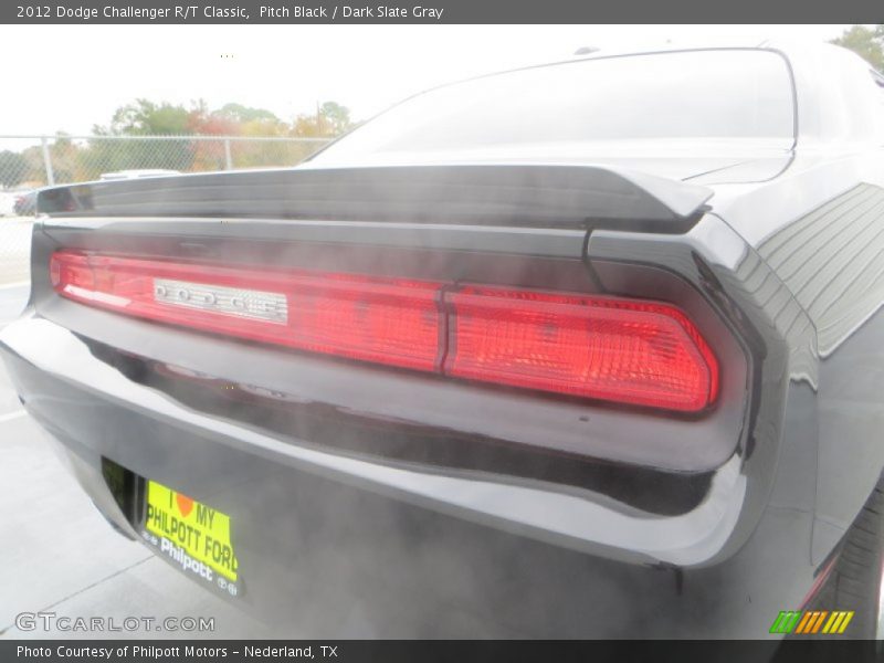 Pitch Black / Dark Slate Gray 2012 Dodge Challenger R/T Classic