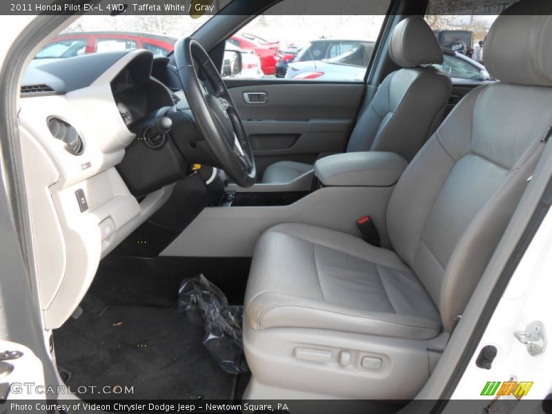 Taffeta White / Gray 2011 Honda Pilot EX-L 4WD