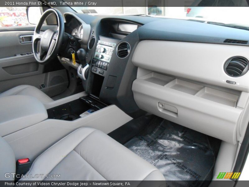 Taffeta White / Gray 2011 Honda Pilot EX-L 4WD