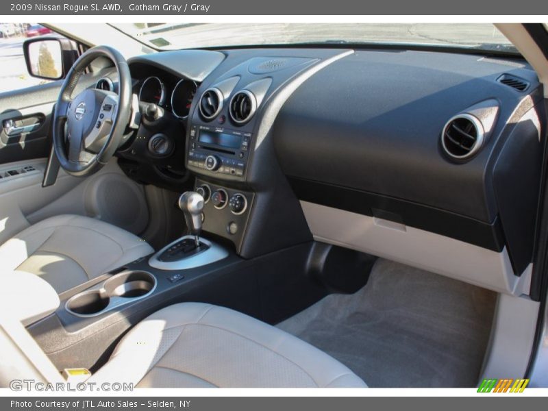 Gotham Gray / Gray 2009 Nissan Rogue SL AWD