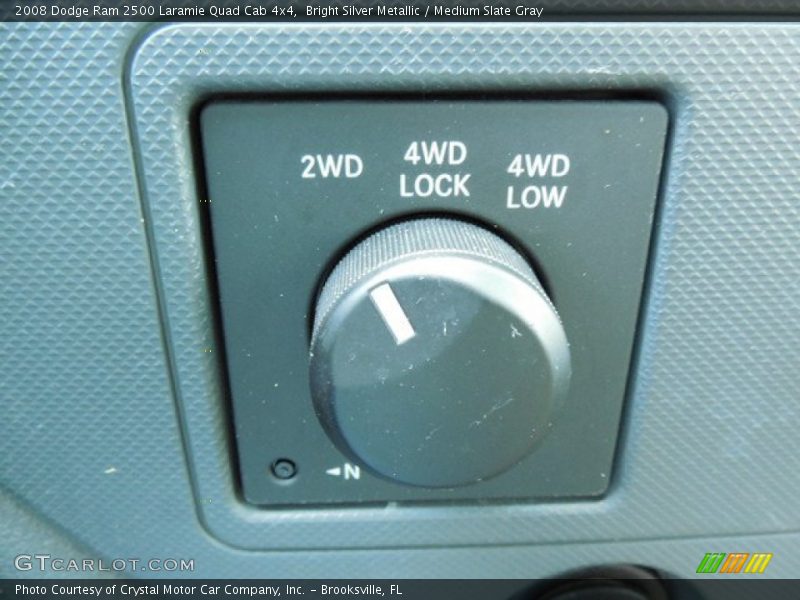Bright Silver Metallic / Medium Slate Gray 2008 Dodge Ram 2500 Laramie Quad Cab 4x4