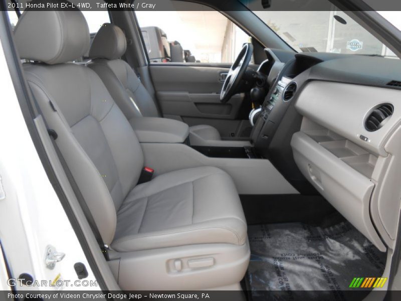 Taffeta White / Gray 2011 Honda Pilot EX-L 4WD