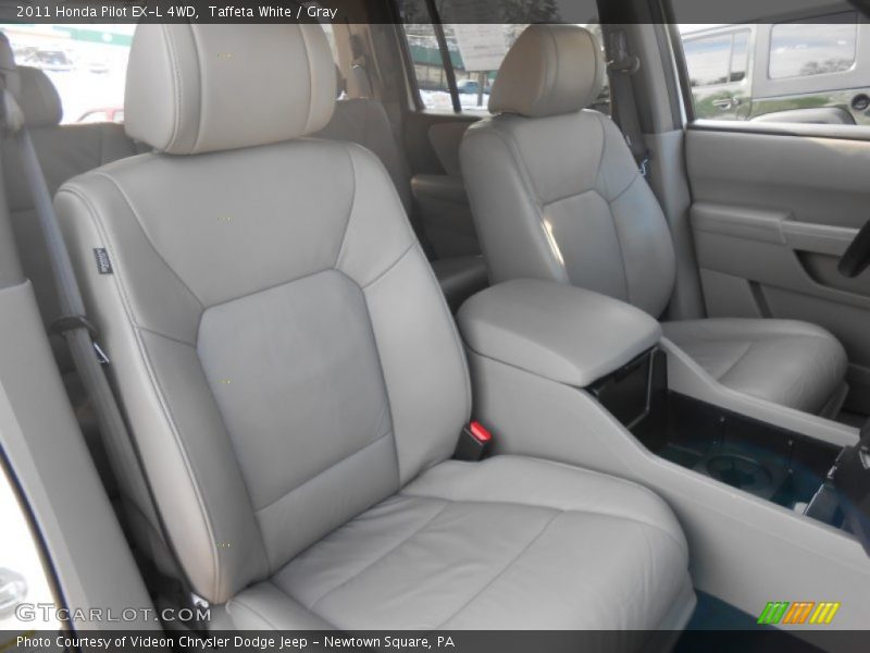 Taffeta White / Gray 2011 Honda Pilot EX-L 4WD