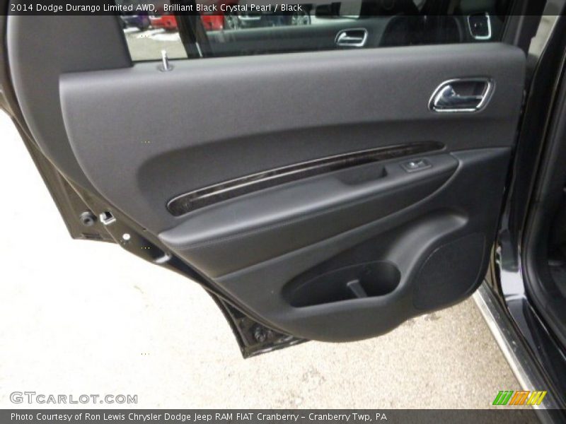 Brilliant Black Crystal Pearl / Black 2014 Dodge Durango Limited AWD