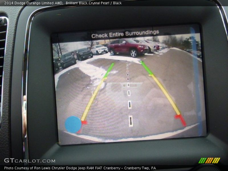 Brilliant Black Crystal Pearl / Black 2014 Dodge Durango Limited AWD