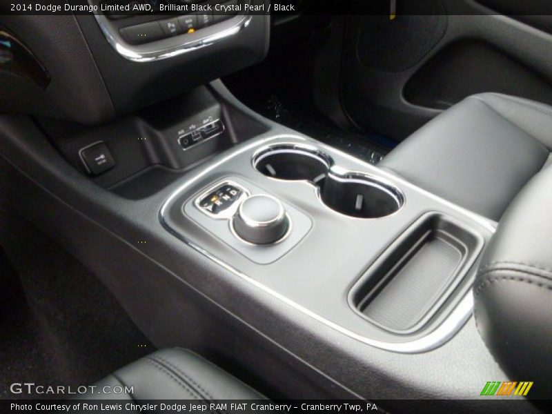 Brilliant Black Crystal Pearl / Black 2014 Dodge Durango Limited AWD