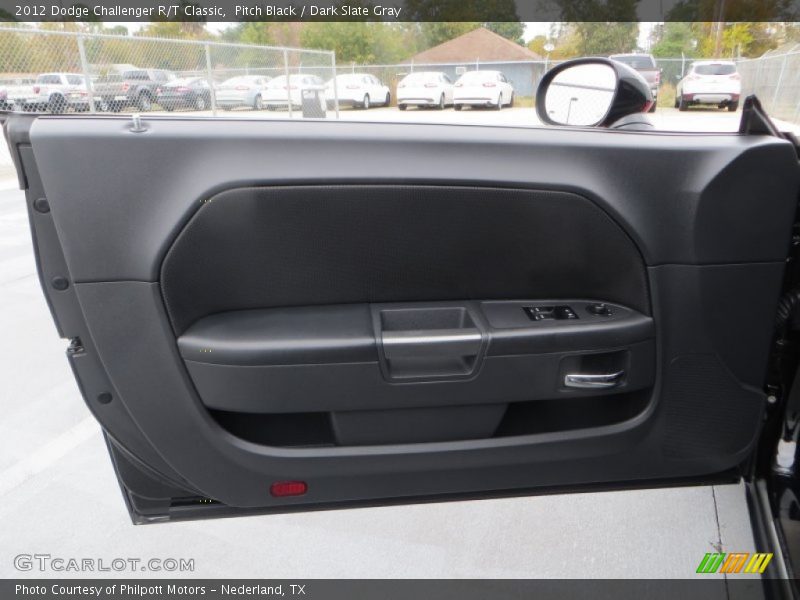 Pitch Black / Dark Slate Gray 2012 Dodge Challenger R/T Classic