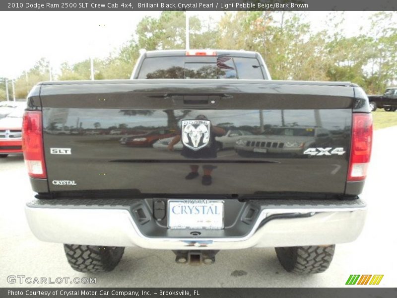 Brilliant Black Crystal Pearl / Light Pebble Beige/Bark Brown 2010 Dodge Ram 2500 SLT Crew Cab 4x4