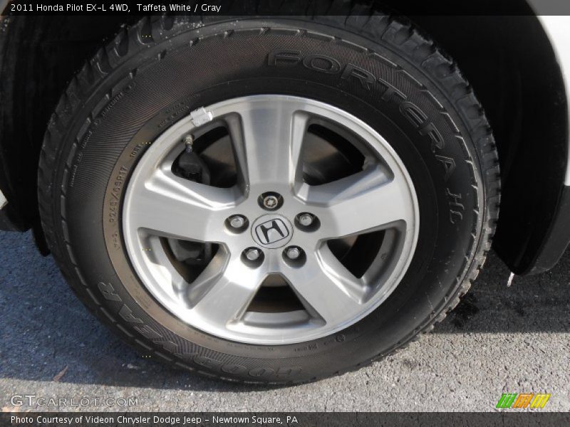 Taffeta White / Gray 2011 Honda Pilot EX-L 4WD