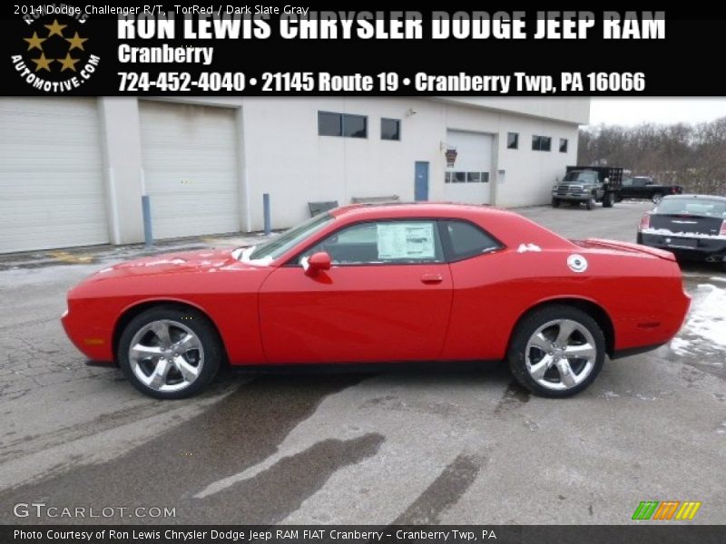 TorRed / Dark Slate Gray 2014 Dodge Challenger R/T