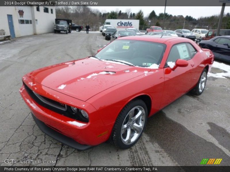 TorRed / Dark Slate Gray 2014 Dodge Challenger R/T