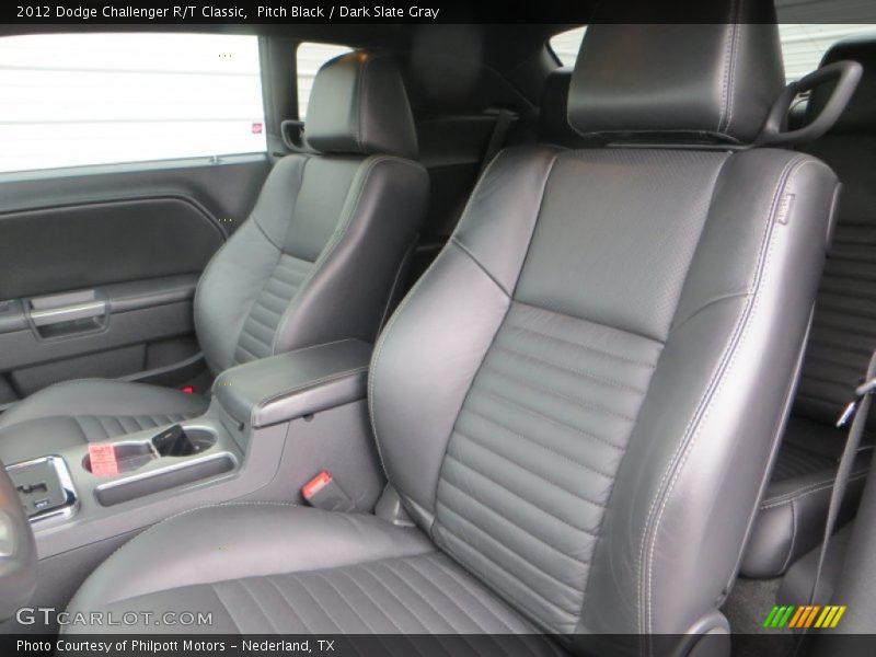 Pitch Black / Dark Slate Gray 2012 Dodge Challenger R/T Classic