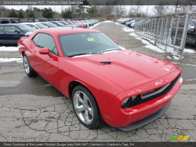 TorRed / Dark Slate Gray 2014 Dodge Challenger R/T