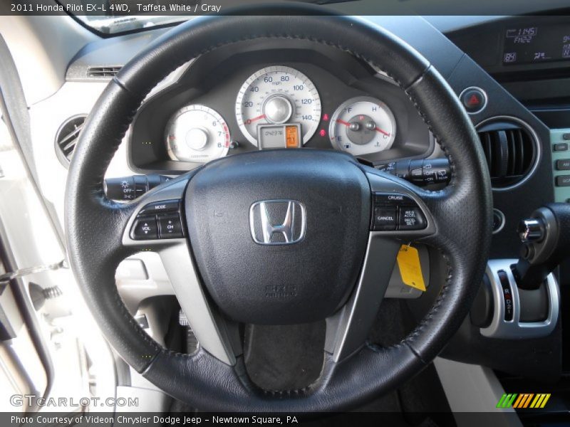 Taffeta White / Gray 2011 Honda Pilot EX-L 4WD