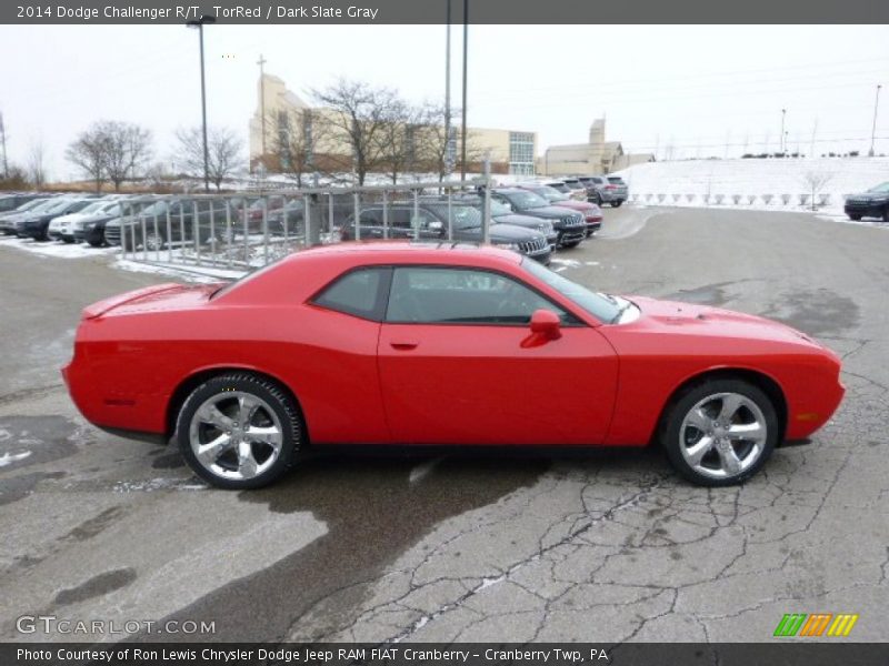 TorRed / Dark Slate Gray 2014 Dodge Challenger R/T