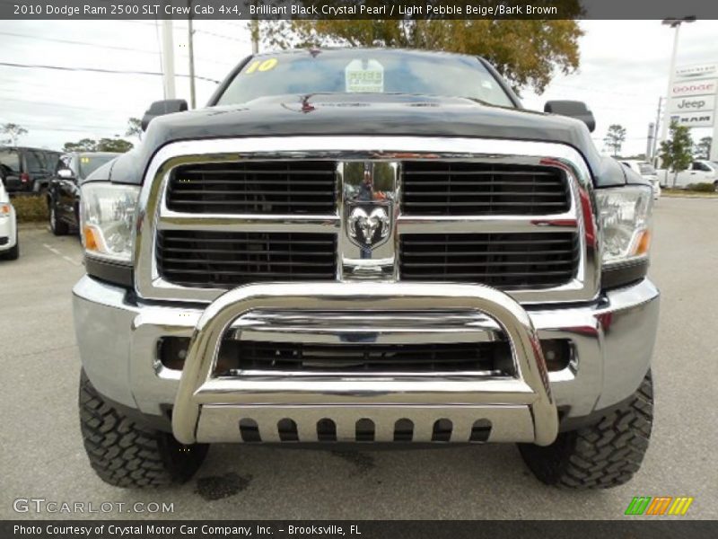 Brilliant Black Crystal Pearl / Light Pebble Beige/Bark Brown 2010 Dodge Ram 2500 SLT Crew Cab 4x4