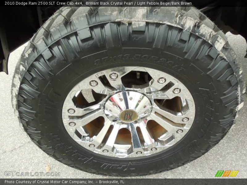 Brilliant Black Crystal Pearl / Light Pebble Beige/Bark Brown 2010 Dodge Ram 2500 SLT Crew Cab 4x4