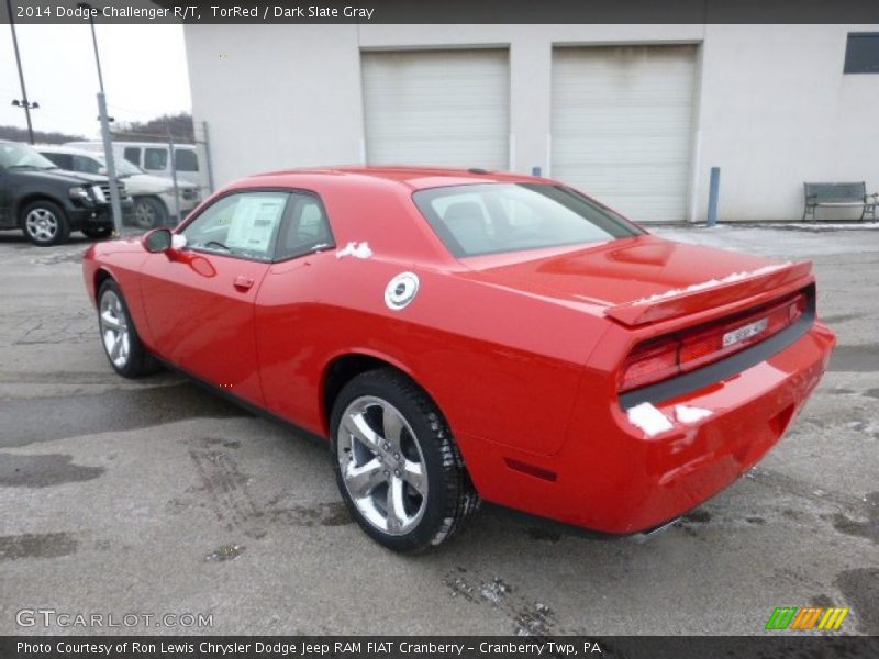 TorRed / Dark Slate Gray 2014 Dodge Challenger R/T