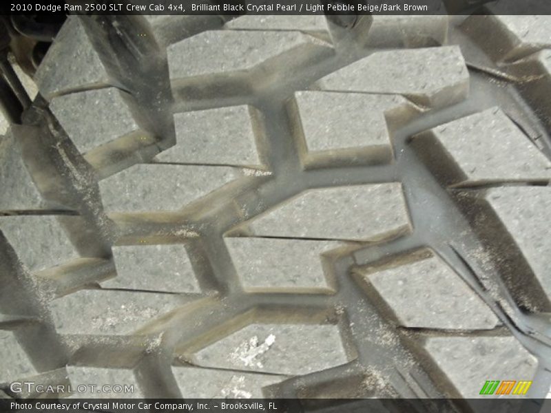 Brilliant Black Crystal Pearl / Light Pebble Beige/Bark Brown 2010 Dodge Ram 2500 SLT Crew Cab 4x4