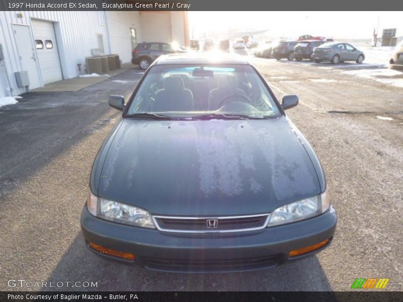 Eucalyptus Green Pearl / Gray 1997 Honda Accord EX Sedan