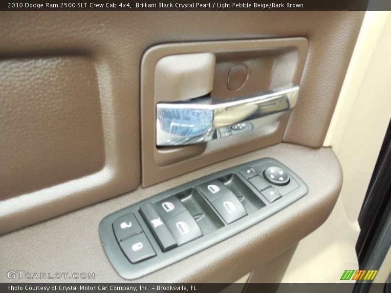 Brilliant Black Crystal Pearl / Light Pebble Beige/Bark Brown 2010 Dodge Ram 2500 SLT Crew Cab 4x4