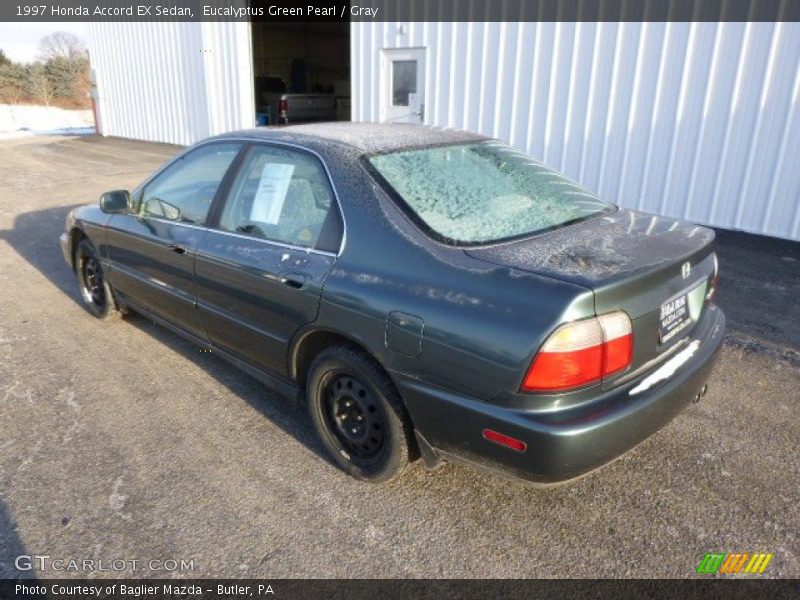 Eucalyptus Green Pearl / Gray 1997 Honda Accord EX Sedan