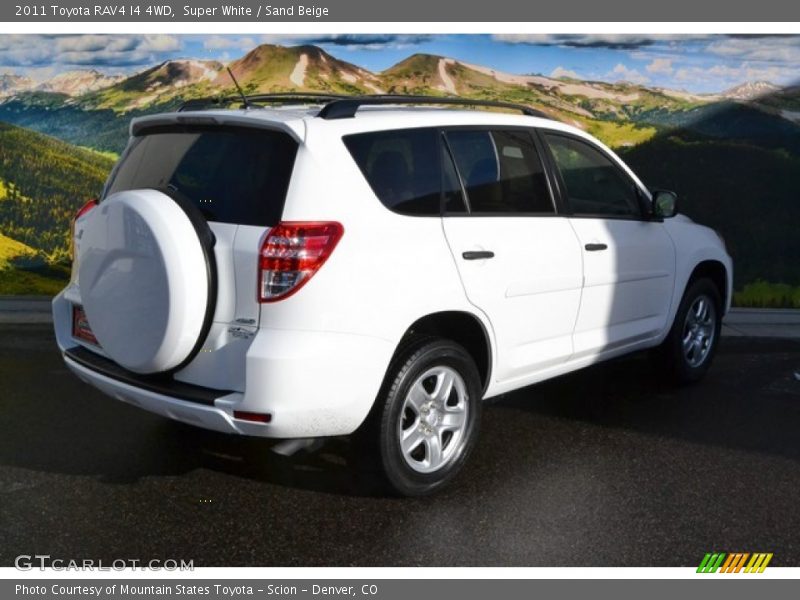 Super White / Sand Beige 2011 Toyota RAV4 I4 4WD