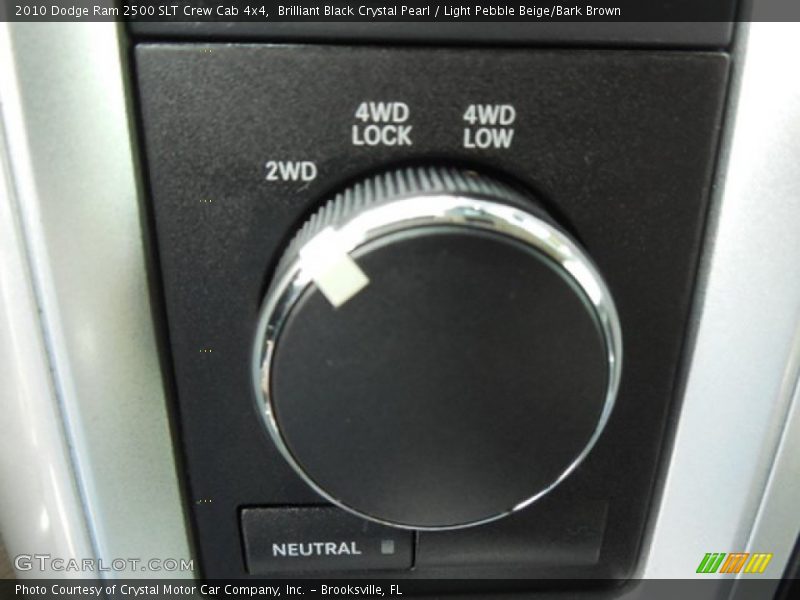 Brilliant Black Crystal Pearl / Light Pebble Beige/Bark Brown 2010 Dodge Ram 2500 SLT Crew Cab 4x4