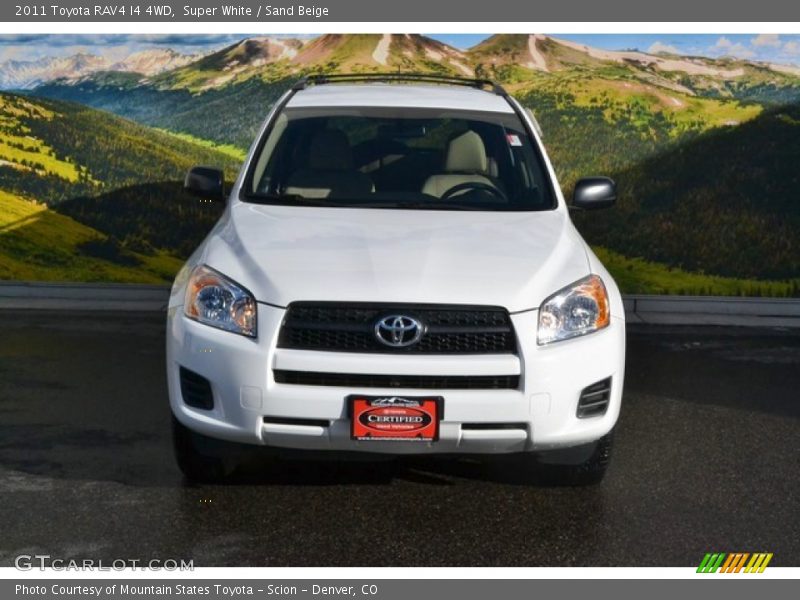 Super White / Sand Beige 2011 Toyota RAV4 I4 4WD