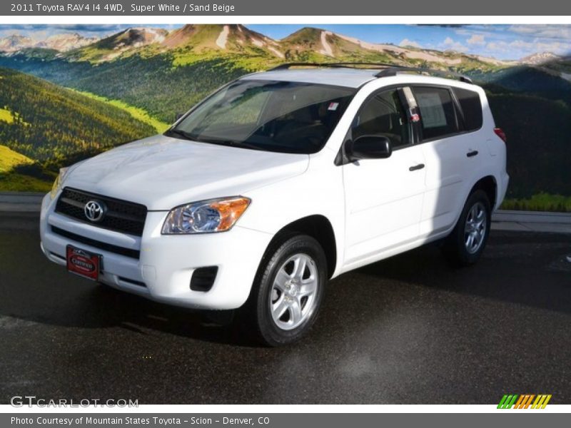 Super White / Sand Beige 2011 Toyota RAV4 I4 4WD