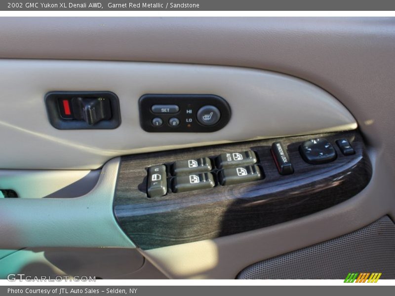 Garnet Red Metallic / Sandstone 2002 GMC Yukon XL Denali AWD