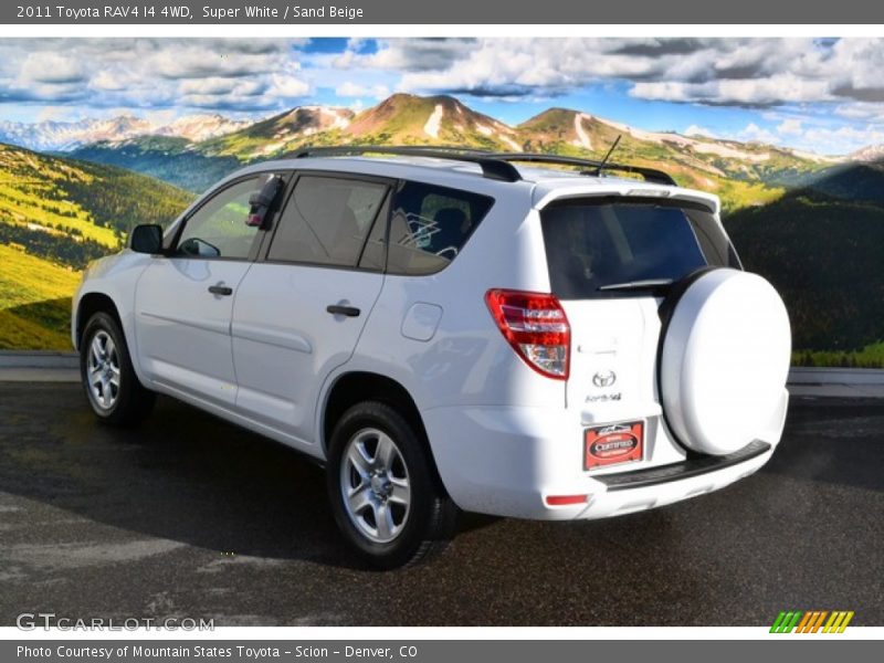 Super White / Sand Beige 2011 Toyota RAV4 I4 4WD